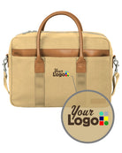 Brooks Brothers Wells Briefcase Custom Laptop Bag, color: Ledger Khaki