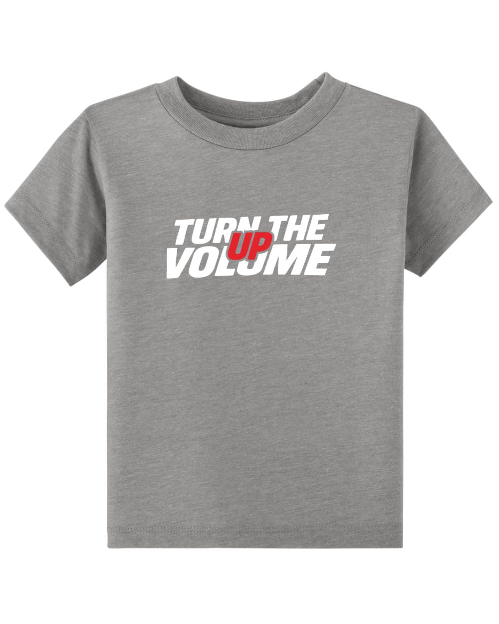 BELLA-CANVAS S/S Triblend Turn The Volume Up T-Shirt, color: Athletic Grey Triblend