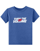 BELLA-CANVAS S/S Triblend Turn The Volume Up T-Shirt, color: Blue Triblend