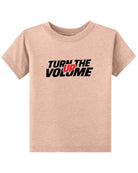 BELLA-CANVAS S/S Triblend Turn The Volume Up T-Shirt, color: Peach Triblend