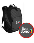 Port Authority Xcape Laptop Custom Backpack, color: Dark Charcoal/Black