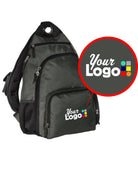 Port Authority Sling Custom Bag, color: Dark Slate