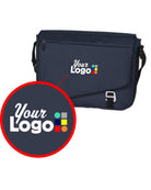 Port Authority Transit 15-inch Custom Laptop Bag, color: Dark Steel Blue/Black