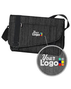 Port Authority Crossbody Messenger Custom Laptop Bag, color: Storm