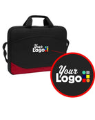 Port Authority Value 15-inch Custom Laptop Bag, color: Chili Red