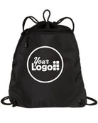 Port Authority Cinch Custom Bag, color: Black