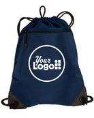 Port Authority Cinch Custom Bag, color: Navy