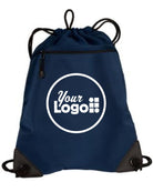 Port Authority Cinch Custom Bag, color: Navy