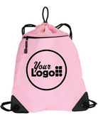 Port Authority Cinch Custom Bag, color: Bright Pink