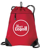 Port Authority Cinch Custom Bag, color: Chili Red