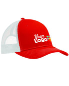 Port Authority Snapback Trucker Custom Cap, color: Orange/White