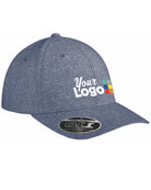 Port Authority FlexFit 110 Performance Custom Cap, color: Heather Navy