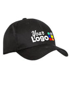 Port Authority Fine Twill Custom Cap, color: Black