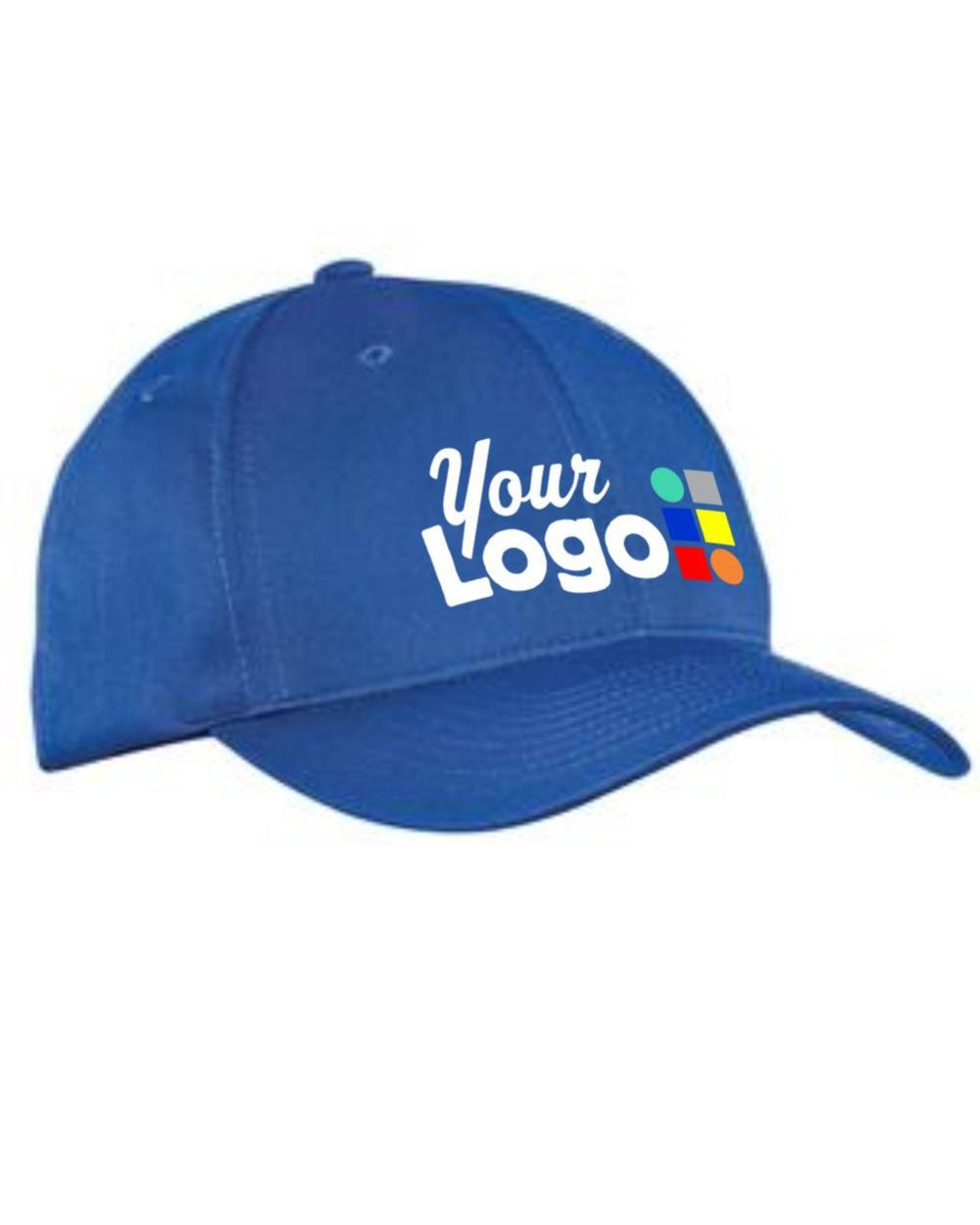 Port Authority Fine Twill Custom Cap, color: Royal