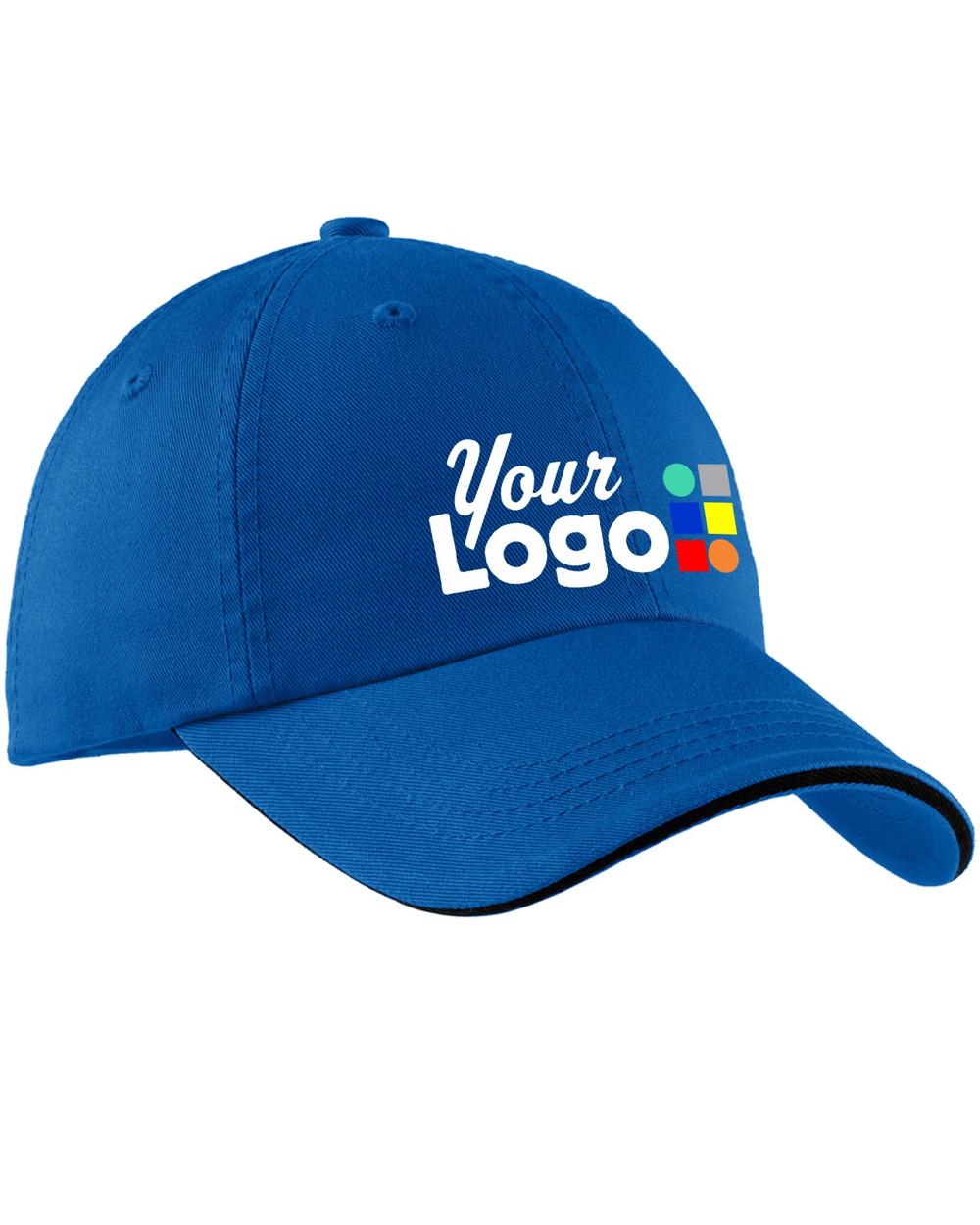 Port Authority Signature Custom Cap, color: Royal/Black
