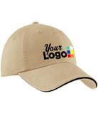 Port Authority Signature Custom Cap, color: Stone/Black