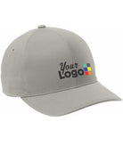 Port Authority FlexFit Delta Custom Cap, color: Silver