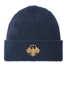 Port Authority Thermal Knit Cuffed Syria's New Eagle Beanie, color: Insignia Blue