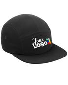 Port Authority Poly Camper Flat-Bill Custom Cap, color: Black