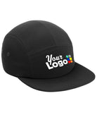 Port Authority Poly Camper Flat-Bill Custom Cap, color: Black