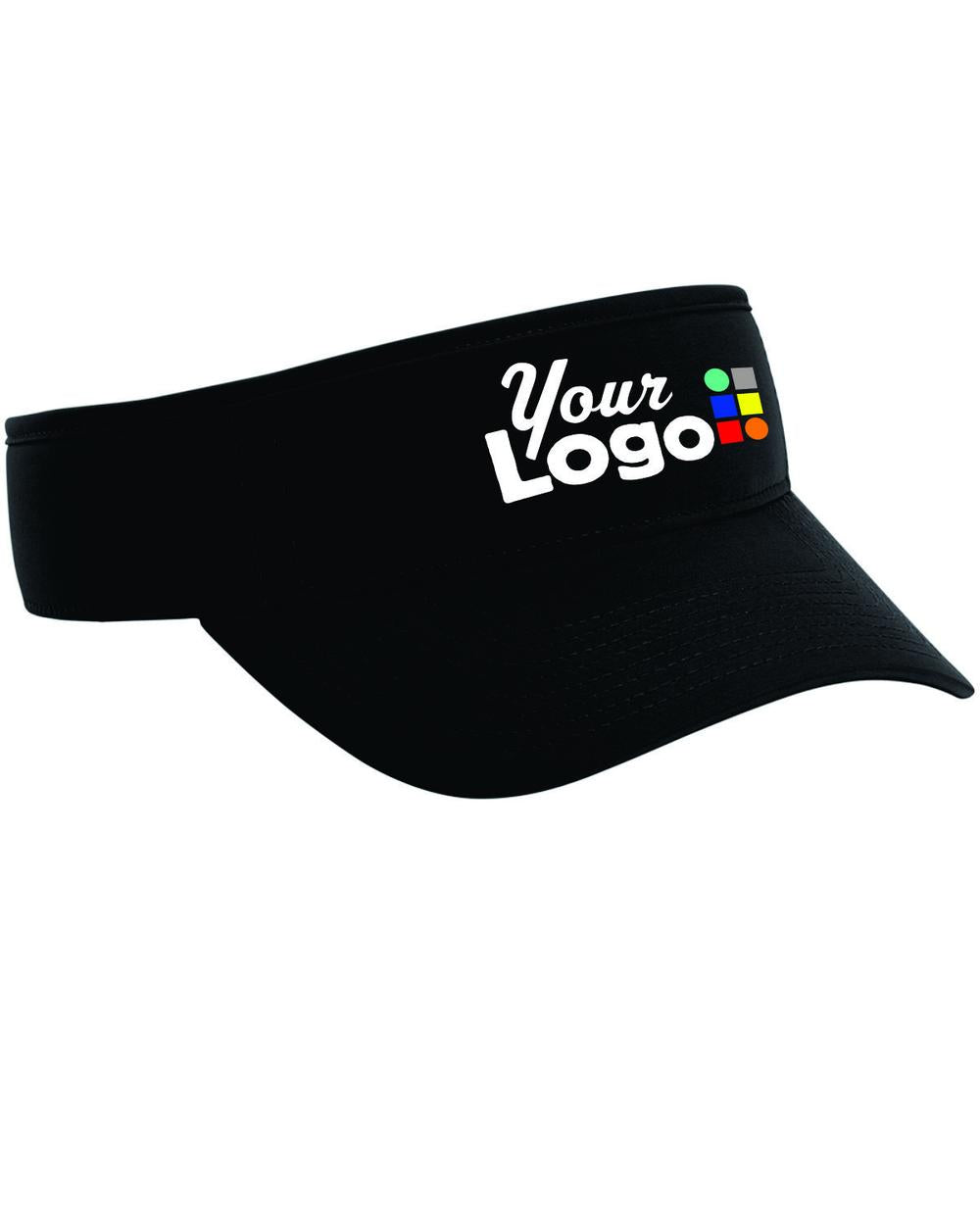 Port Authority Poly Custom Visor, color: Black