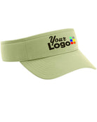 Port Authority Poly Custom Visor, color: Sahara