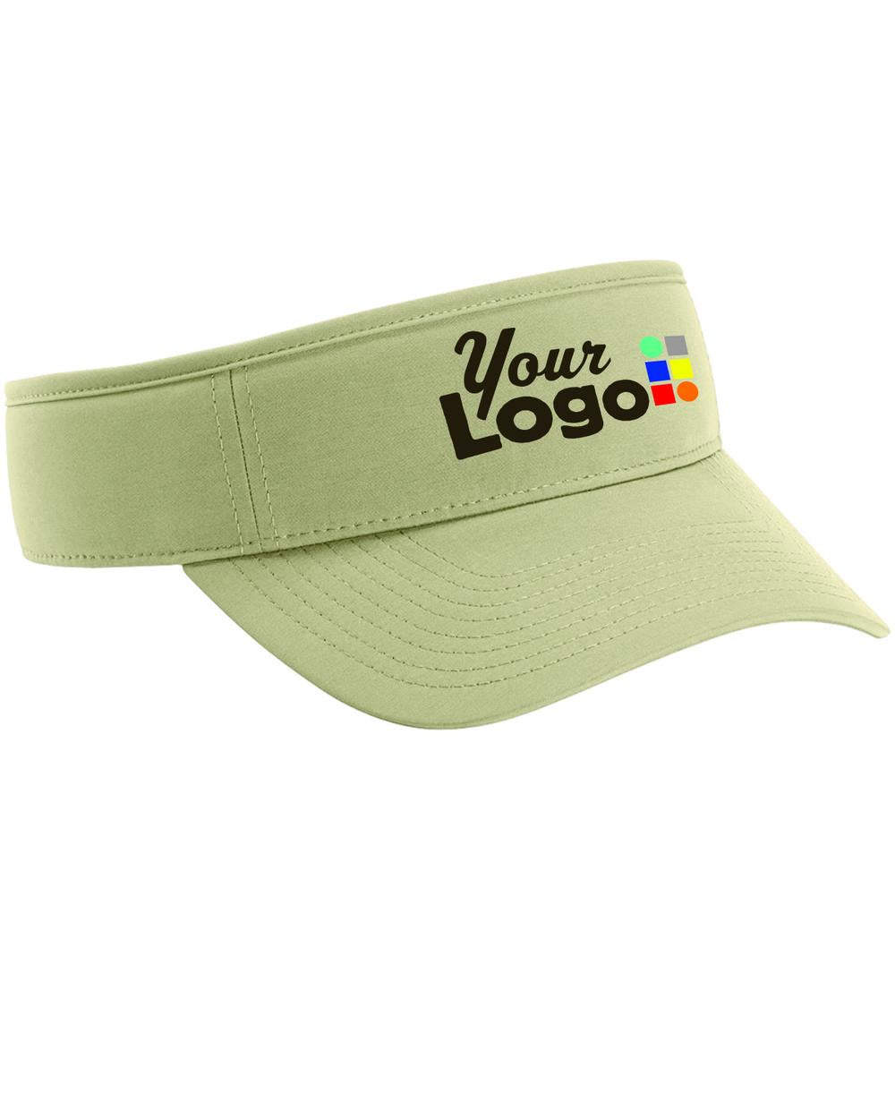 Port Authority Poly Custom Visor, color: Sahara