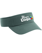 Port Authority Poly Custom Visor, color: Deep Smoke
