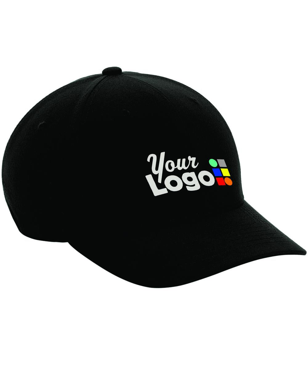 Port Authority Flexfit NU Custom Cap, color: Deep Black