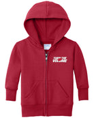 Port & Company Core Fleece Full-Zip Turn The Volume Up Hoodie, color: Red