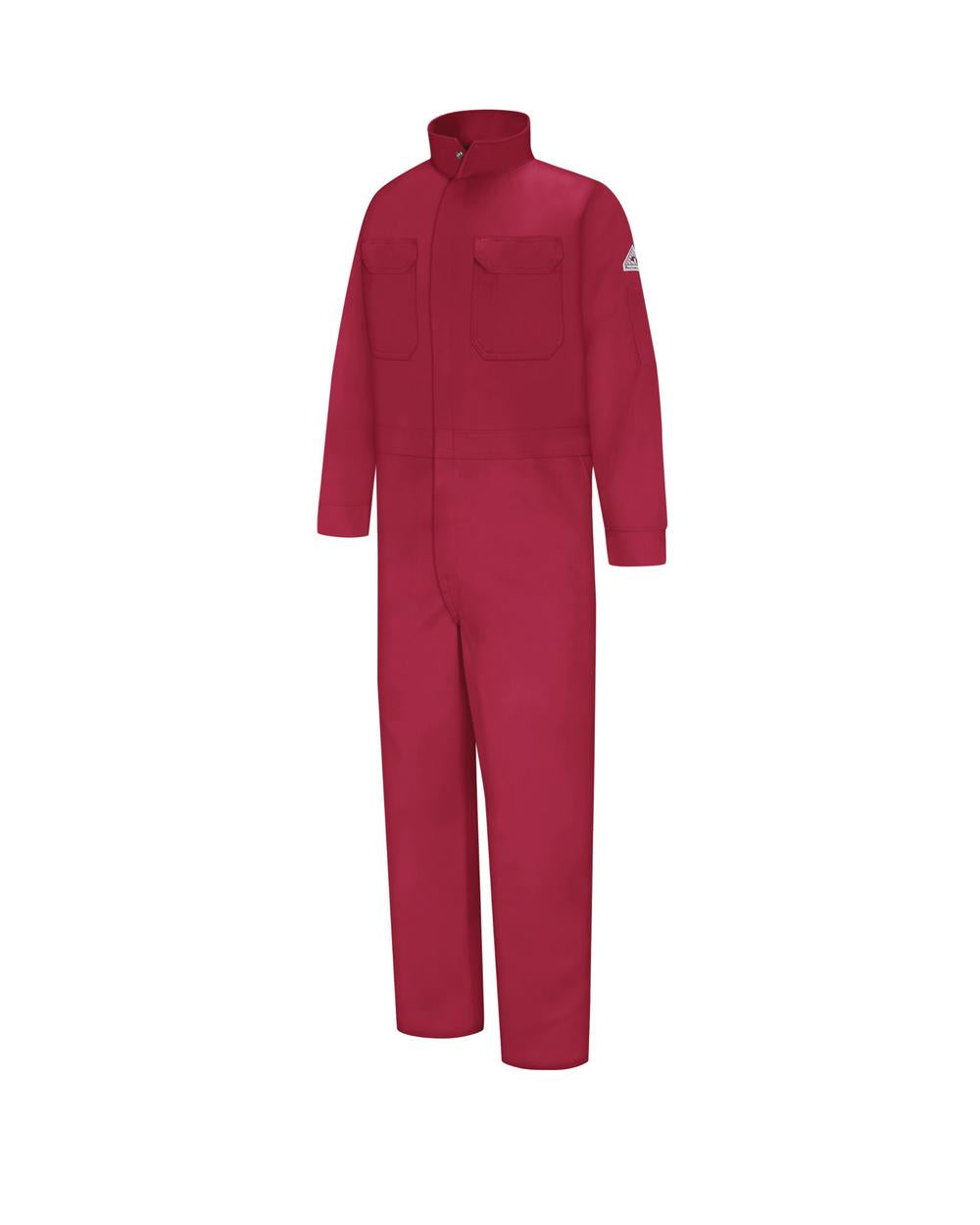 Bulwark Deluxe Excel Flame Resistant Coverall, color: Red