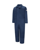 Bulwark Deluxe Excel Flame Resistant Coverall, color: Navy