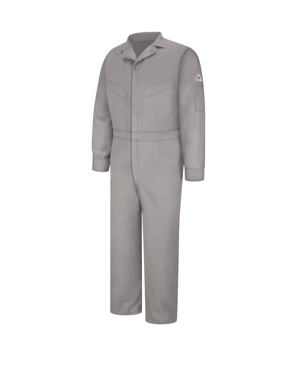Bulwark Deluxe-Excel ComforTouch Flame Resistant Coverall, color: Grey