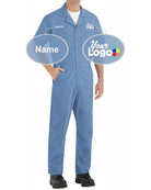 RedKap S/S Speedsuit Custom Coverall, color: Medium Blue
