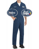 RedKap S/S Speedsuit Custom Coverall, color: Navy