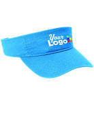 Port & Company Fashion Custom Visor, color: Sapphire