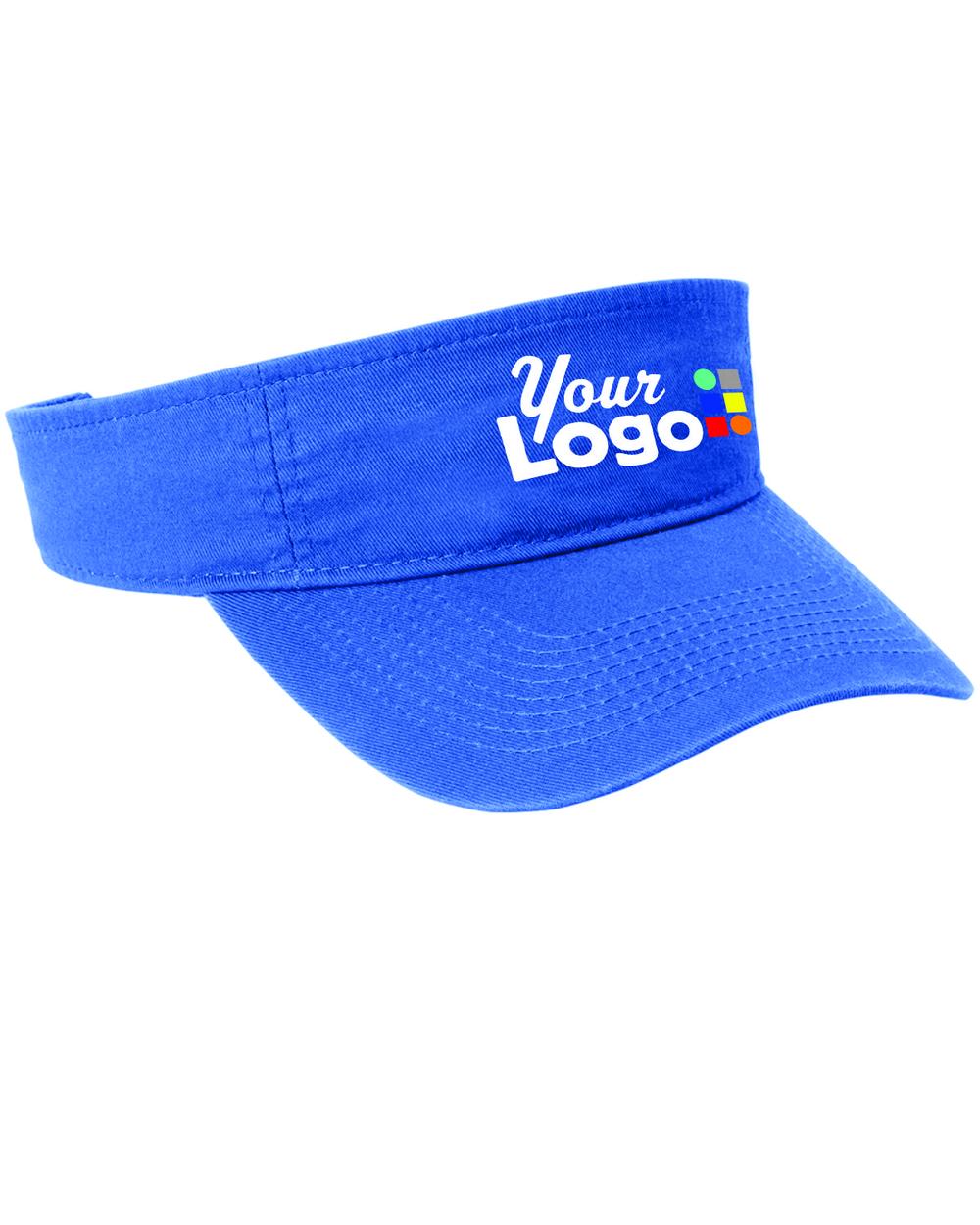 Port & Company Fashion Custom Visor, color: Ultramarine Blue