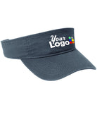 Port & Company Fashion Custom Visor, color: Charcoal