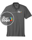 CornerStone S/S Industrial Snag-Proof Pique Custom Golf Shirt, color: Charcoal