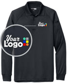 CornerStone L/S Select Snag-Proof Tactical Custom Golf Shirt, color: Charcoal