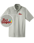 CornerStone S/S Select Snag-Proof Tactical Custom Golf Shirt, color: Light Grey