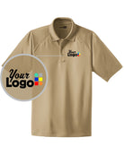 CornerStone S/S Select Snag-Proof Tactical Custom Golf Shirt, color: Tan
