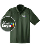 CornerStone S/S Select Snag-Proof Tactical Custom Golf Shirt, color: Dark Green