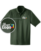 CornerStone S/S Select Snag-Proof Tactical Custom Golf Shirt, color: Dark Green