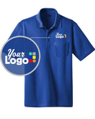 CornerStone S/S Snag-Proof Pocket Custom Golf Shirt, color: Royal