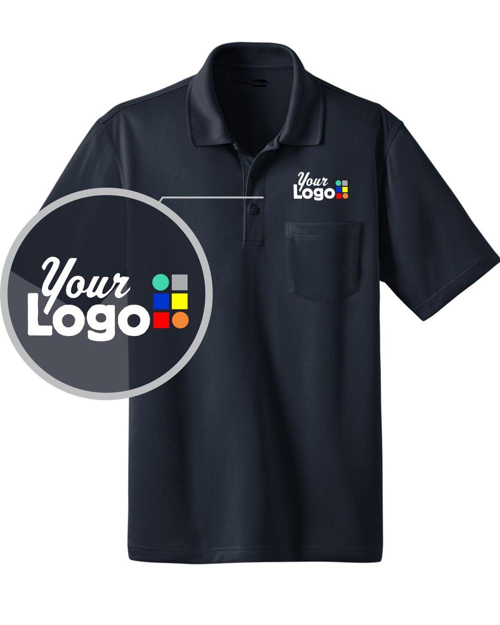 CornerStone S/S Snag-Proof Pocket Custom Golf Shirt, color: Dark Navy