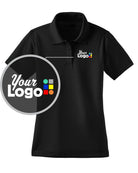 CornerStone S/S Snag-Proof Custom Golf Shirt, color: Black