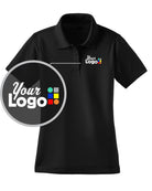 CornerStone S/S Snag-Proof Custom Golf Shirt, color: Black