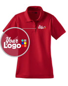 CornerStone S/S Snag-Proof Custom Golf Shirt, color: Red