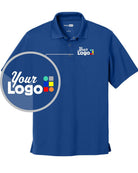 CornerStone S/S Micropique Gripper Insustrial-Grade Custom Golf Shirt, color: True Royal